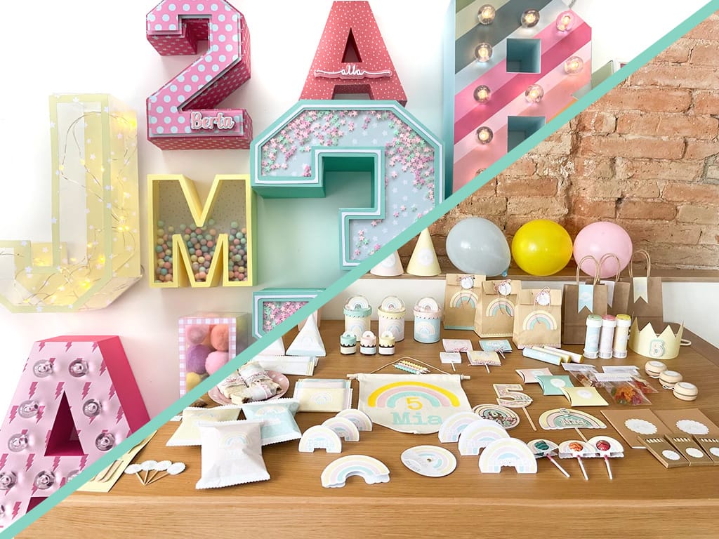 Pack Cursos de personalización de fiestas y letras 3D con Cricut