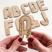 Plantillas abecedario hoja