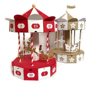 Curso Online de calendario de adviento Carrusel con Cricut