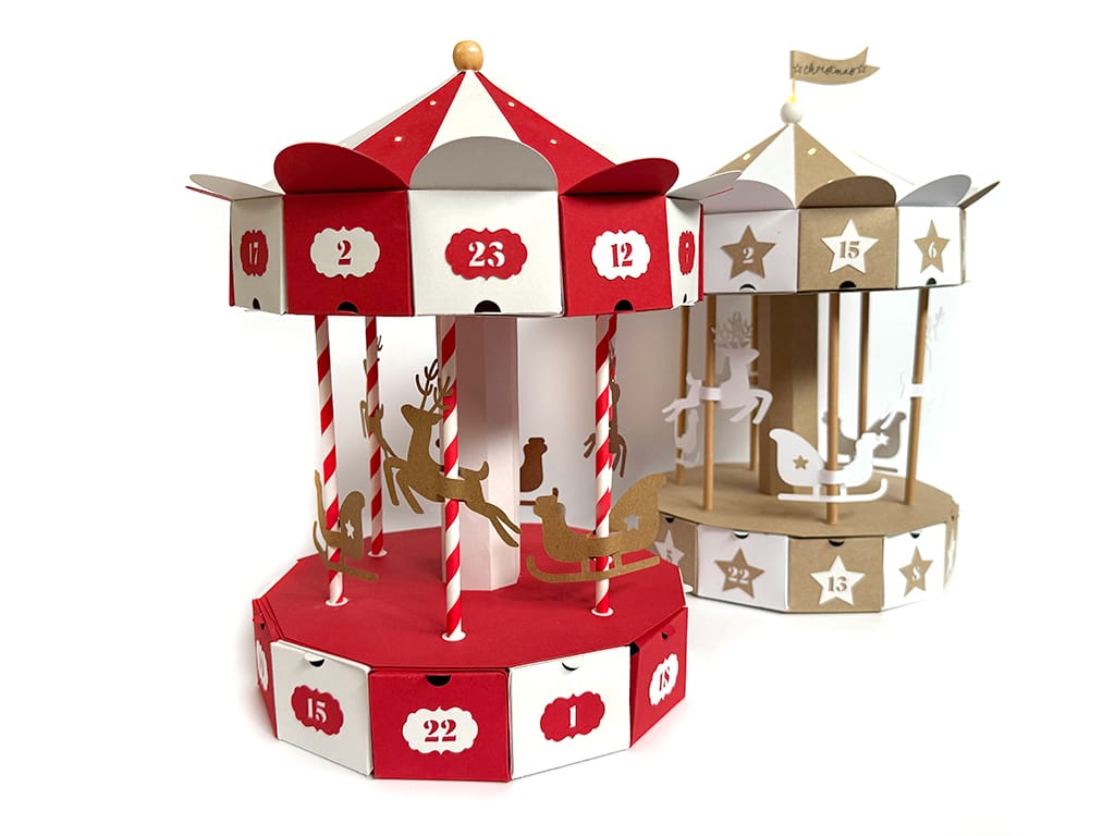 Curso Online de calendario de adviento Carrusel con Cricut