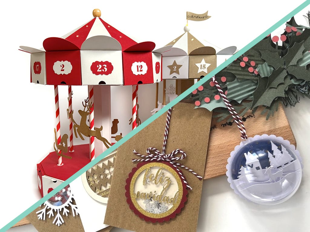 Pack Cursos de proyectos de navidad y calendario carrusel