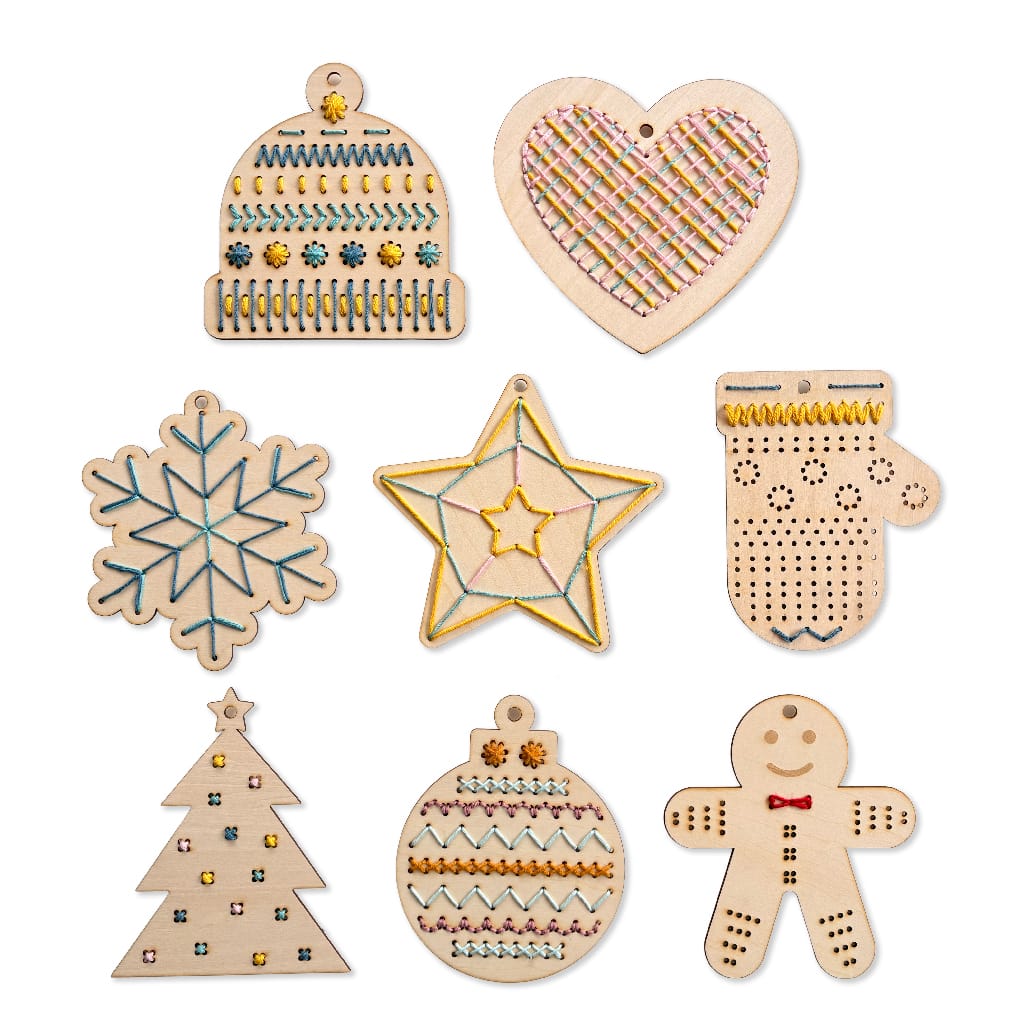 Plantillas navideñas para bordar