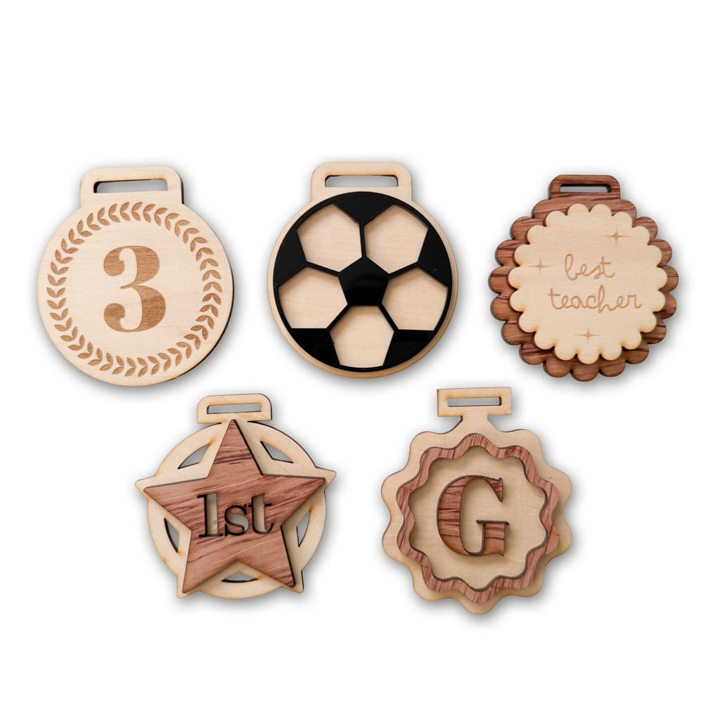 Plantillas medallas para personalizar