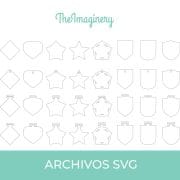 Plantillas medallas para personalizar